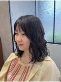 ミディアムパーマ