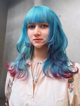 ヴァーディ オモテサンドウ(Vardy omotesando) デザインカラー・ポイントカラー・裾カラー・エンドカラー