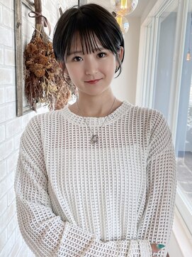 キュー(CUE) ロマンティックショートボブ、髪質改善、ヘッドスパ