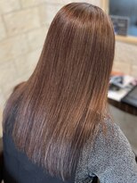 シュモレポルターレ(Shumore portare)&nbsp;美髪縮毛矯正/アプリコットオレンジ/ハイライトカラー/東雲/有明