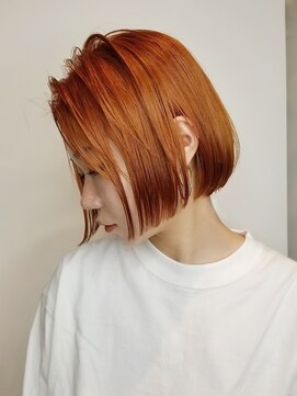 ベンジー 中目黒店(benji) オレンジミニボブ