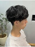 STYLE藤沢メンズカット黒髪20%シャドウパーマ