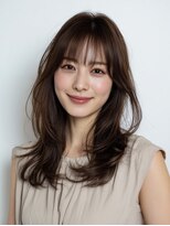 きのま 東白楽 東神奈川&nbsp;ミディアムレイヤーカット/似合わせカット/大人女性/髪質改善