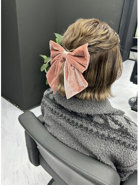 スポット(SPOT) ハーフアップアレンジ