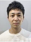 札幌スパイキーショート短髪ルーズショートテーパーフェード◆