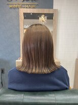 モアヘアー(MORE-HAIR)&nbsp;ぱっつんボブ