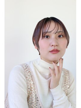 エクリ シセイドウ 麻布十番店(equri×SHISEIDO) 【麻布十番】大人の丸みショートスタイル