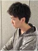 MEN’S HAIR/波巻きツイストスパイラル/リバースセンターパート