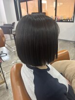 リシャルム 新保店(Re charme)&nbsp;【王道美シルエット】艶感ストレートボブ