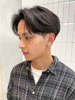 ニコトウキョウ 新宿(nico TOKYO)&nbsp;テーパーフェードニュアンスパーマ刈り上げセンターパートメンズ