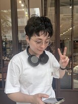 スノッブリコ(snob rico)&nbsp;【黒髪ショート×骨格補正パーマ】高槻