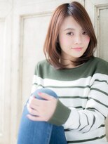 モッズヘア 福岡天神店&nbsp;mod's天神/ワンレンかきあげミディアムレイヤーハッシュウルフb