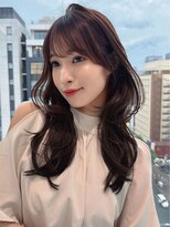 モナザスカイ 栄(MONA the SKY)&nbsp;【MONA】ナチュラルレイヤー/くびれ巻き/チョコレートブラウン