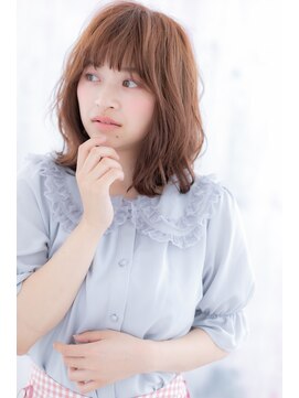 ヘアアンドビューティー ミック(Hair & Beauty miq) 甘揺れくせ毛風カール♪ラベージュポイントカラーラブミディa