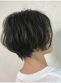 グラデーションマッシュ×ダークブルーアッシュ