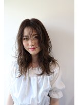 フープヘアー(HOOP.HAIR)&nbsp;【HOOP】柔らか無造作ヘア×ベージュカラー