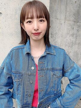 カシュカシュ(cache cache) ハイライトぱっつんbob style