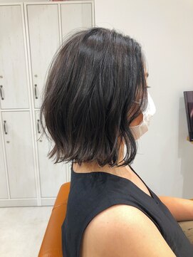 ネイロ 錦糸町(NeiRo) マロンベージュ Aラインボブドレスヘアかきあげロング