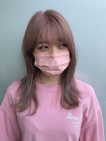 エアー 青山(AIR) ペールなピンクベージュ☆stylist諸見里