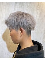 テーラヘアー 鎌ケ谷店(TELA HAIR)&nbsp;パールホワイト×エッジショート【TELAHAIR鎌ヶ谷】