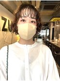 ボブ×パーマ