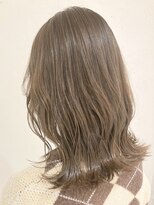 アロマ ヘアルーム 池袋店(AROMA hair room)&nbsp;ミントベージュミディアムプリカールオルチャンヘア/池袋