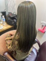 ヘアーカルチャー 小倉台店 HAIR CULTURE&nbsp;髪質改善カラーベージュブロンドセミロング艶髪