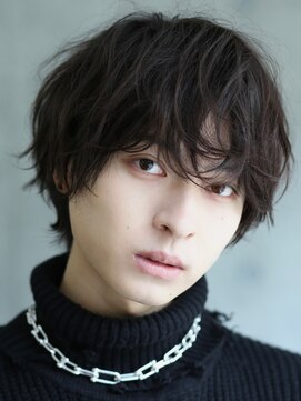 リップス 表参道店(LIPPS) ミディアムウルフショート【シースルーバング】