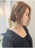 【cuzKLUB】ストレートボブベージュ【池袋】