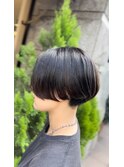 センターパート/刈り上げ女子