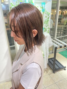 アッシュ 下北沢店(Ash) バッサリ!パツっと感がかわいい切りっぱなしボブ