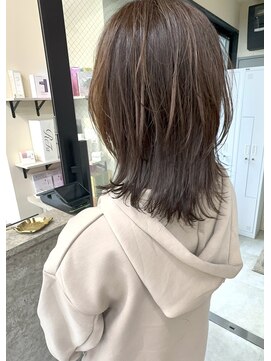 バッカ 横浜桜木町店(BACCA) ミディアムレイヤー/ナチュラルベージュ