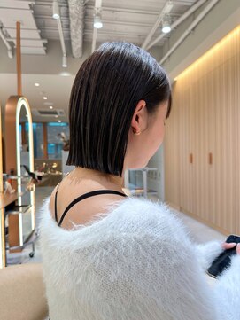 サンド 名古屋(sand) ぱつっとボブ