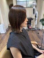 プリモ ココ 鍋島店(Primo coco.)&nbsp;前髪長め外はねボブ/クラゲヘアー