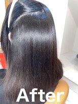 スリーク(SLEEK)&nbsp;髪質改善【縮毛矯正】SLEEK式　アフター内側