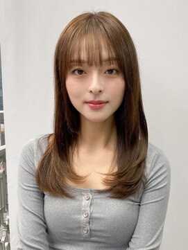 エトラ 渋谷店(etora) 小顔 フェミニンロング メルティーカラー 似合わせカット"