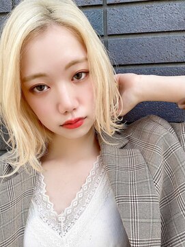 リープアルケー ヘアアンドヘッドスパ 錦糸町北口店(leap arche Hair&head spa) メルティカラー/ウェーブミディアム/髪質改善/錦糸町