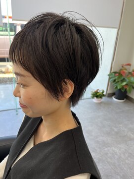 ガルボヘアー 桟橋店(garbo hair) ベリーショート　カワイイ　前髪