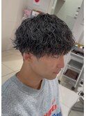 波巻きパーマ