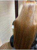 髪質改善美髪ストレートロング