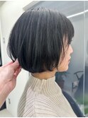 20代～50代/小顔マッシュボブ黒髪◎髪質改善トリートメント