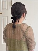 【MIO】ローポニー×オリーブグレージュ