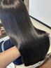 【縮毛矯正】美髪矯正＋髪質改善トリートメント＋カット ￥46,200→