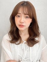 アグノス 青山(Agnos) 似合わせカットシースルーバング前髪モテ髪艶髪ブラウン