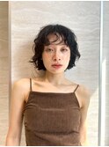 ブリーチなし/髪質改善/スモーキーブラウン/ピンクベージュ/前髪