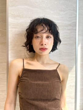 ロンド パルティール 大宮(Lond partir) ブリーチなし/髪質改善/スモーキーブラウン/ピンクベージュ/前髪