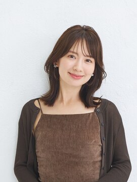 アーサス ヘアー デザイン 自由が丘店(Ursus hair Design by HEADLIGHT) ミディアムレイヤー暗めカラーナチュラルブラウンココアブラウン