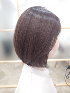 リノ 船橋(Lino) アプリコットオレンジ/くびれヘア/ウェーブショート/船橋