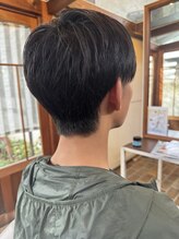 テントヘアー(tent hair) 刈り上げなしマッシュ