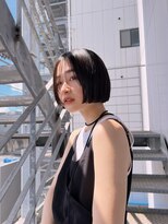 シーン(SCENE)&nbsp;[天神今泉/黒髪カタログ/クラゲヘアー/オリーブグレー]